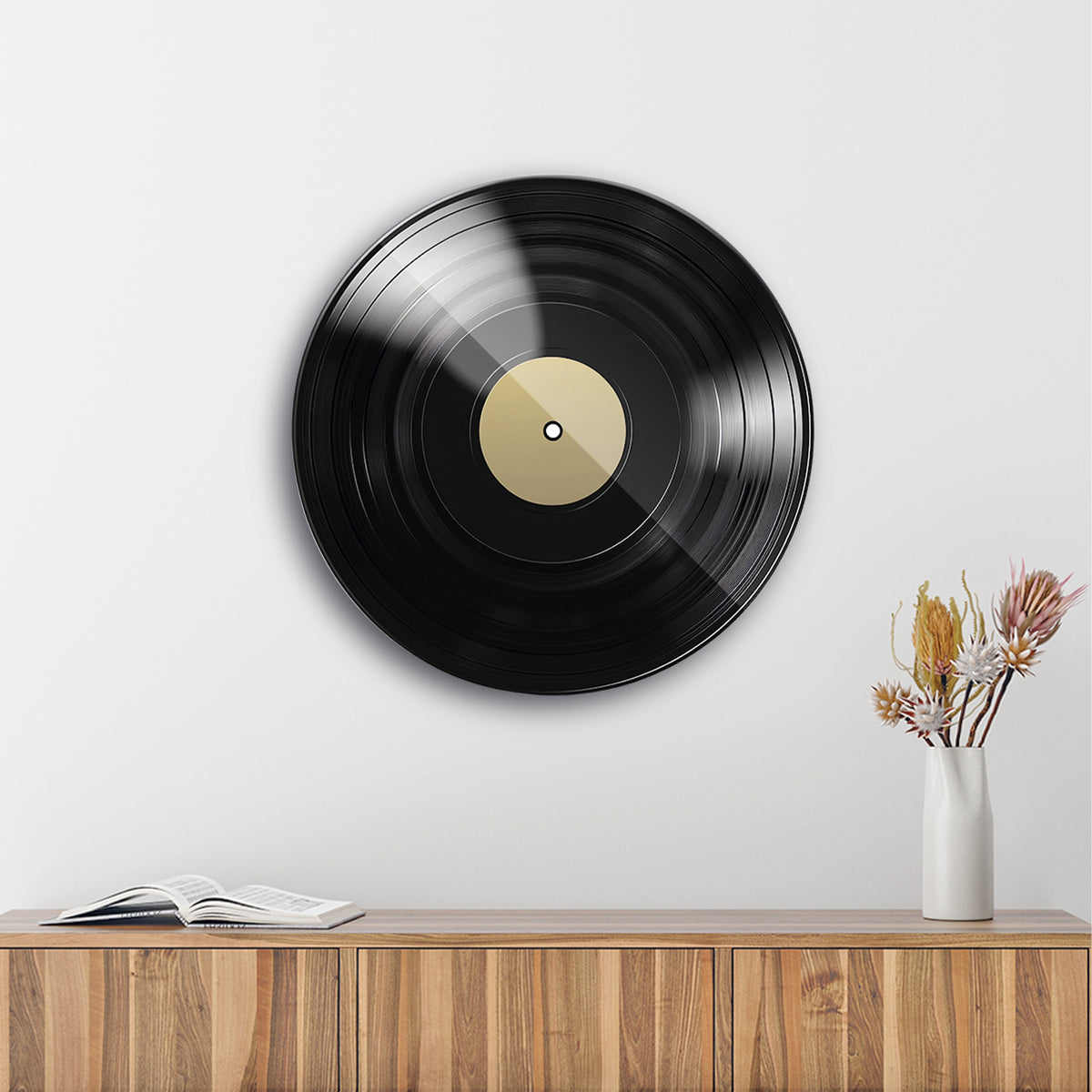 Cuadro Acrílico Vinilo negro