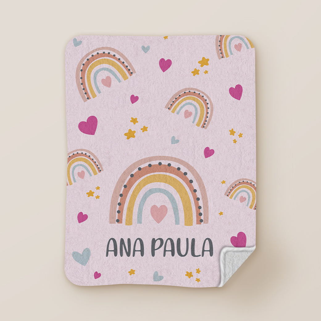 Cobija frazada de Arcoíris