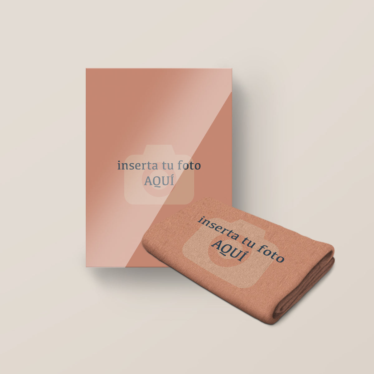 Paquete Cuadro de Acrílico y Frazada