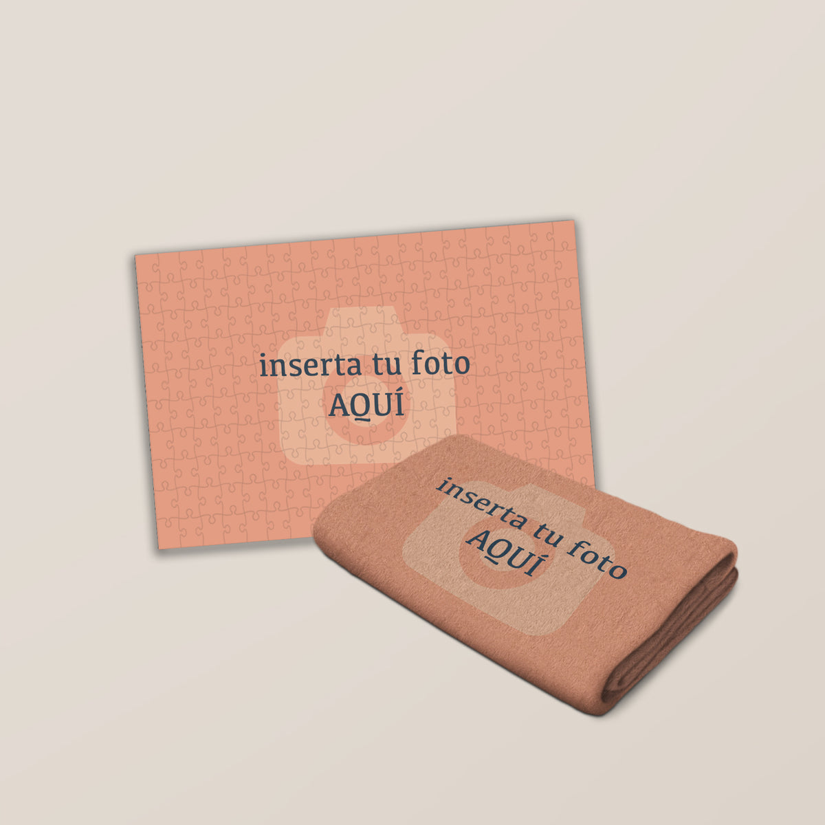 Paquete Rompecabezas y Frazada