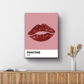 Cuadro decorativo Pantone Kiss