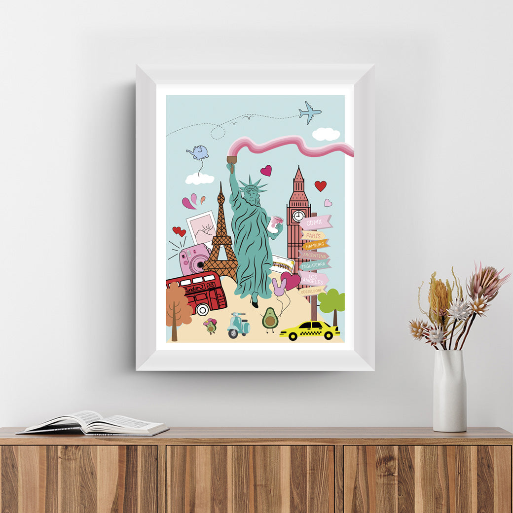 Cuadro Color Wanderlust