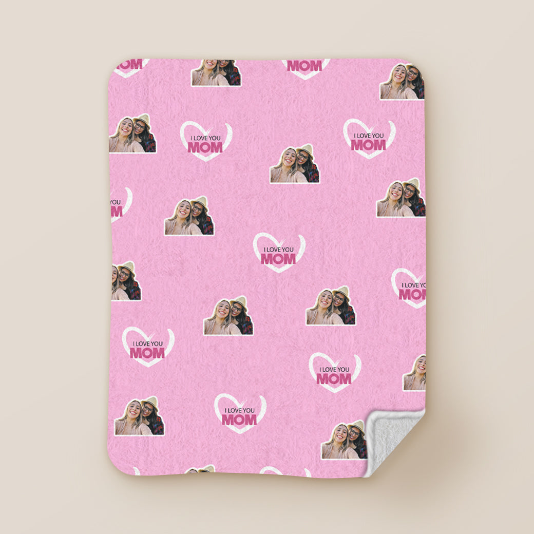 Frazada Love you mom-balcru #color_rosa