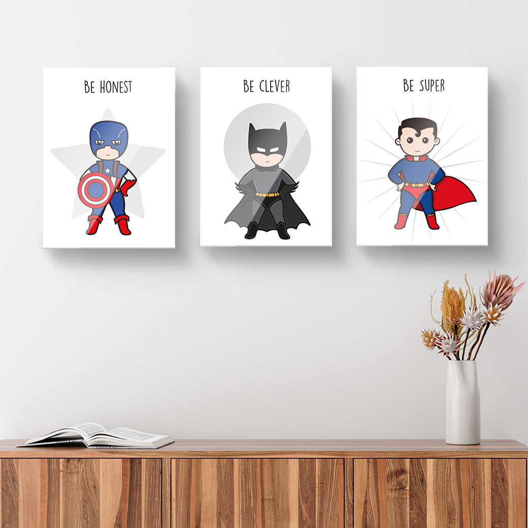 Collage de Cuadros Superhéroes