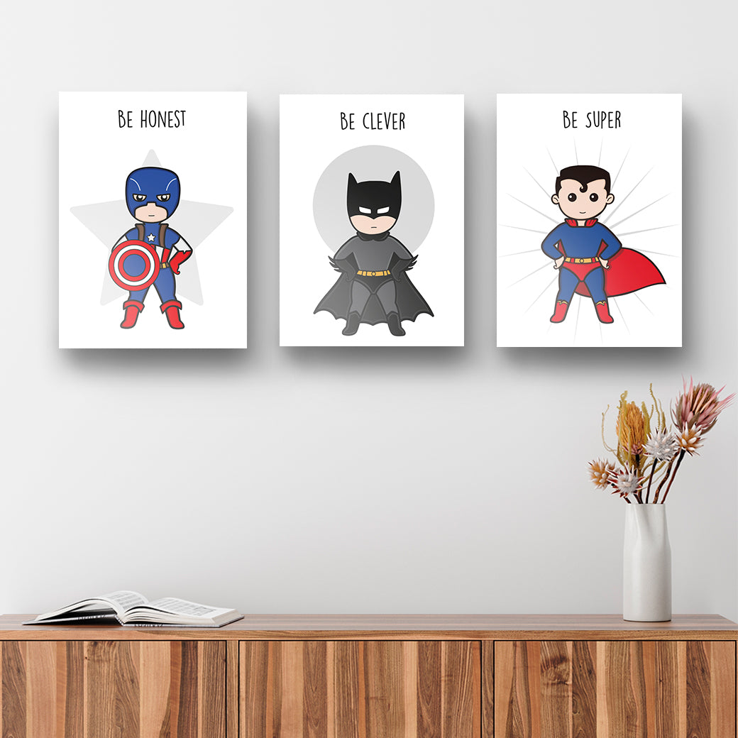 Collage de Cuadros Superhéroes