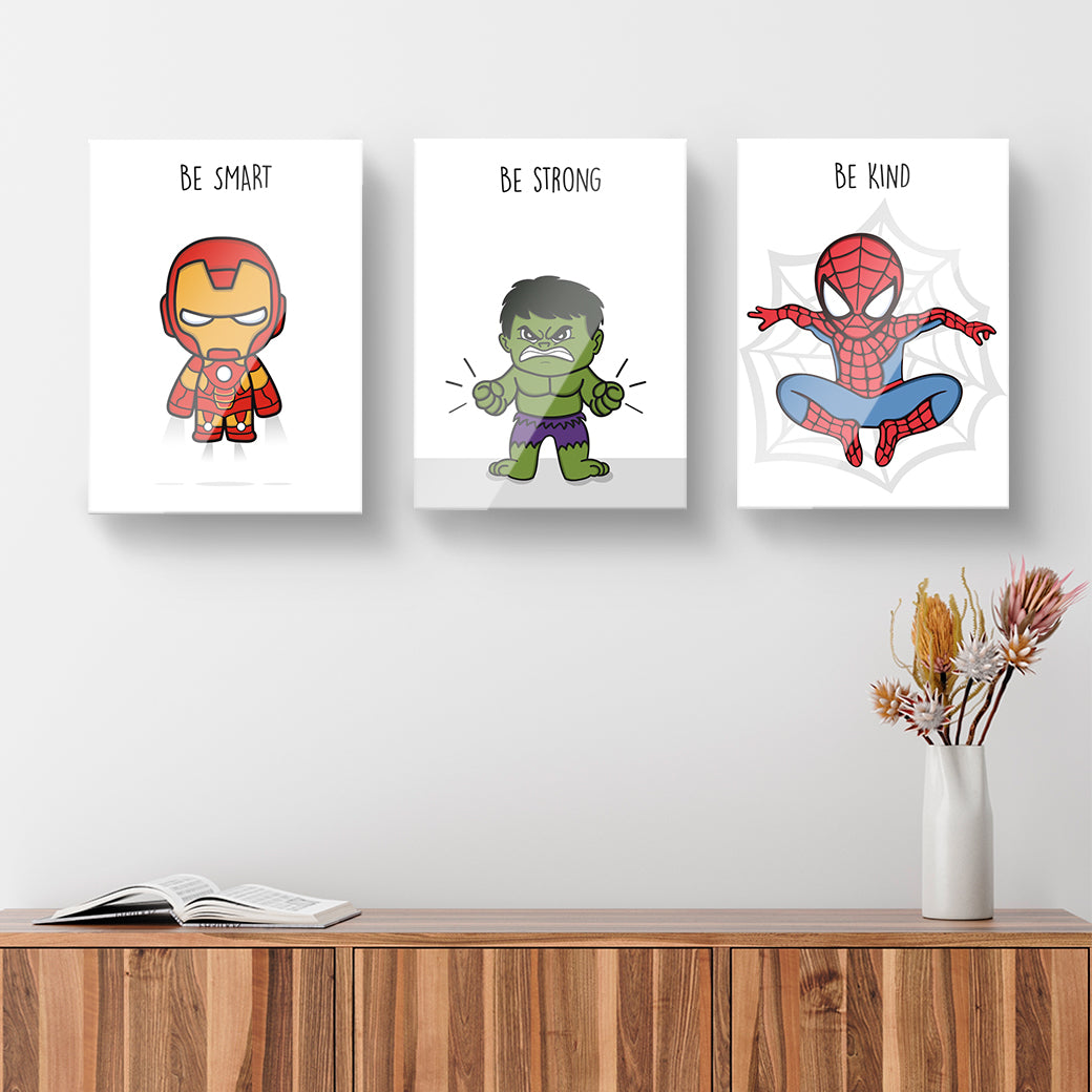 Collage de Cuadros Superhéroes II