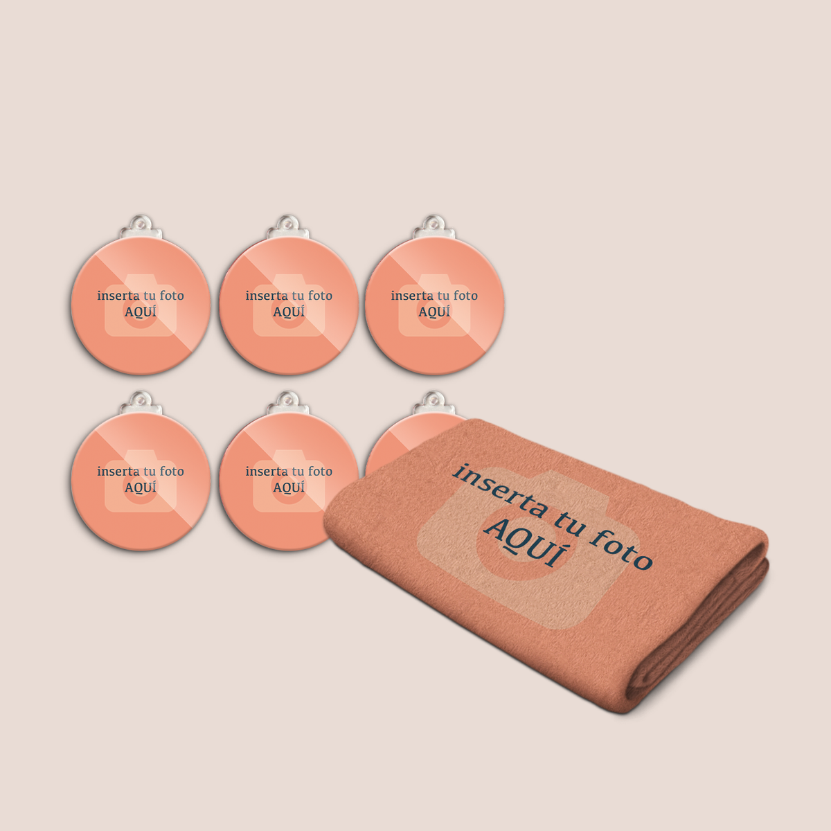 Paquete Esferas y Frazada