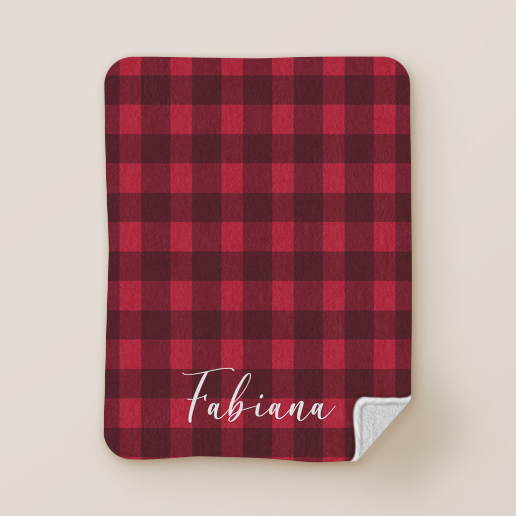 Cobija frazada Patrón Navideño