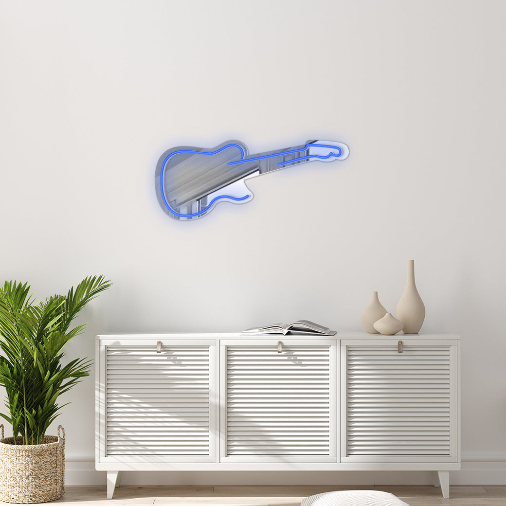 Espejo Neón Guitarra