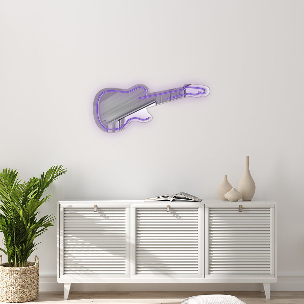 Espejo Neón Guitarra
