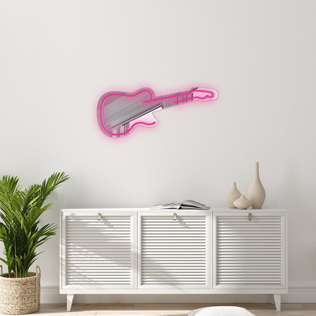 Espejo Neón Guitarra