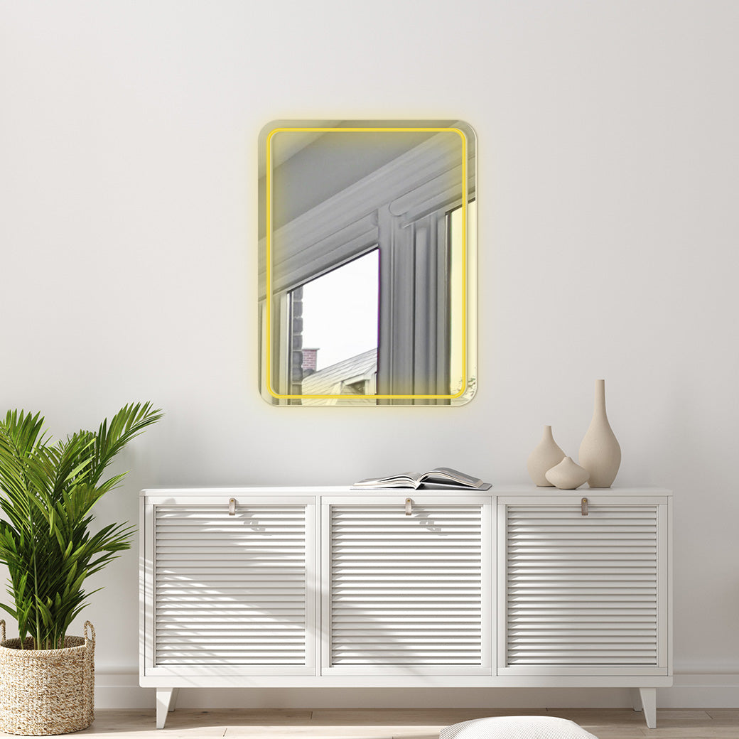 Espejo Neón Rectángulo