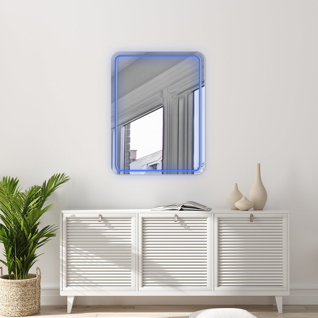 Espejo Neón Rectángulo