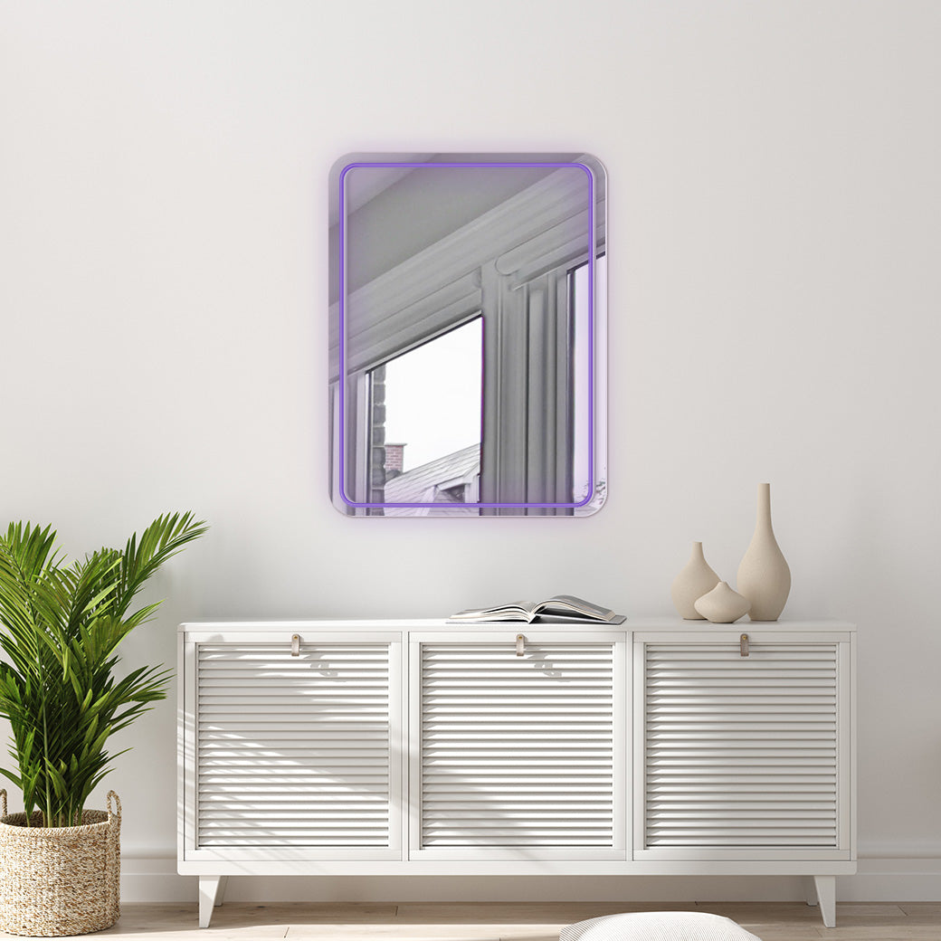 Espejo Neón Rectángulo