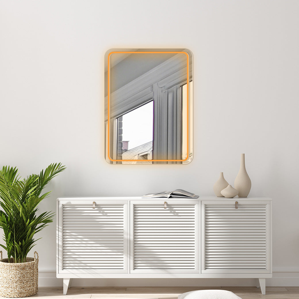 Espejo Neón Rectángulo