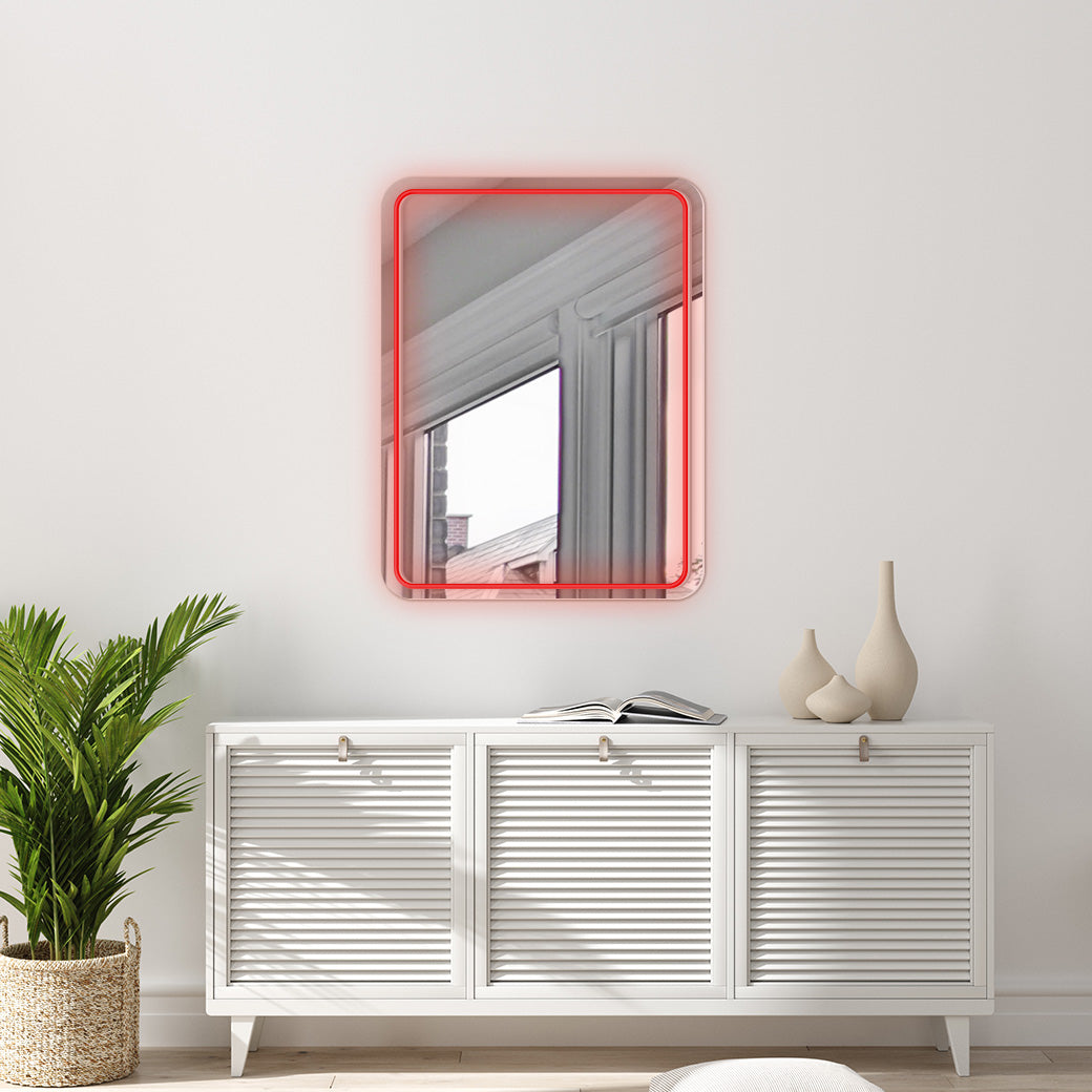 Espejo Neón Rectángulo
