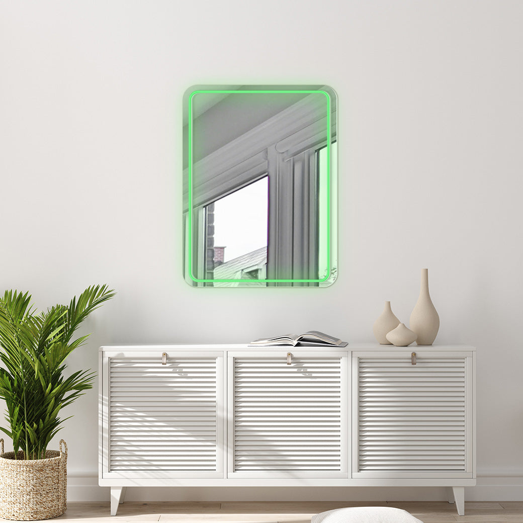 Espejo Neón Rectángulo