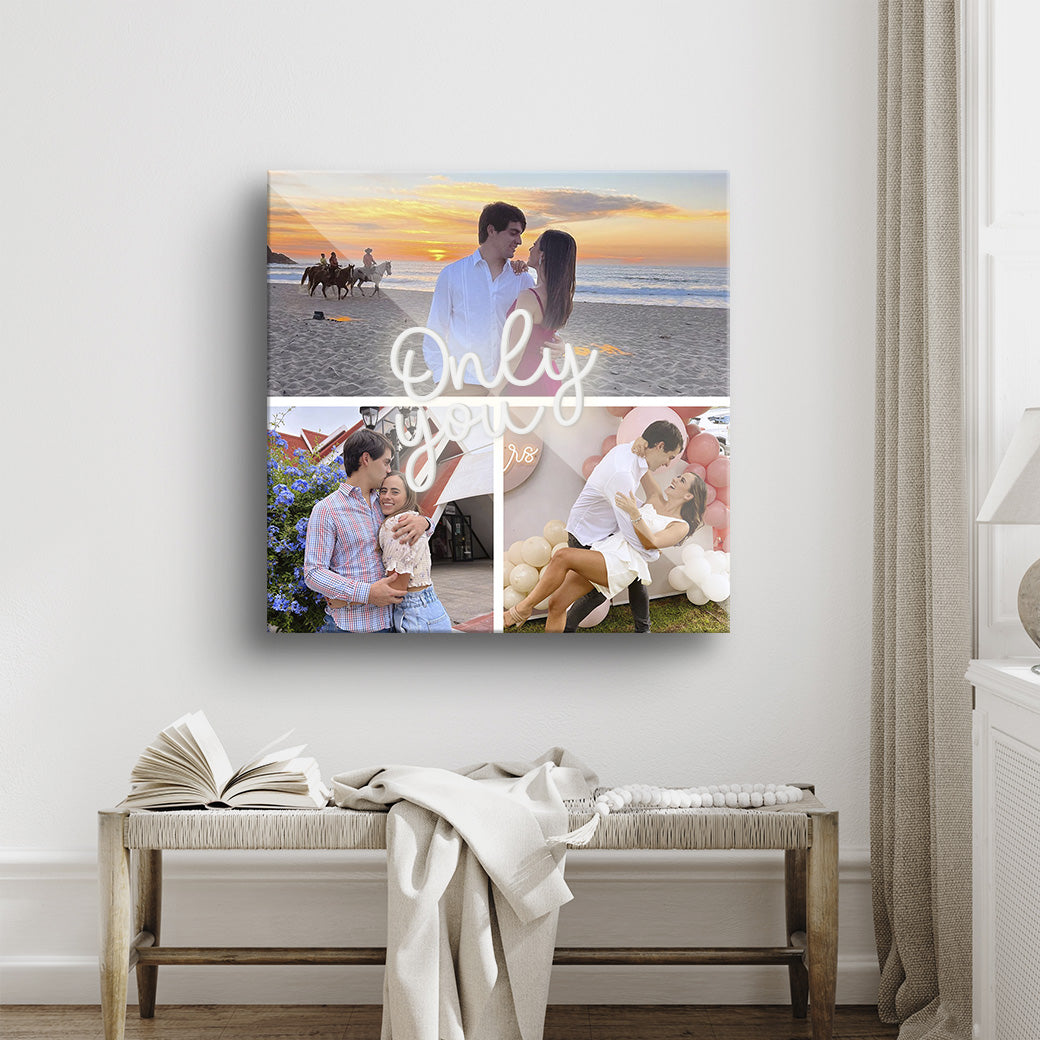 Cuadro Neón Only You Personalizable