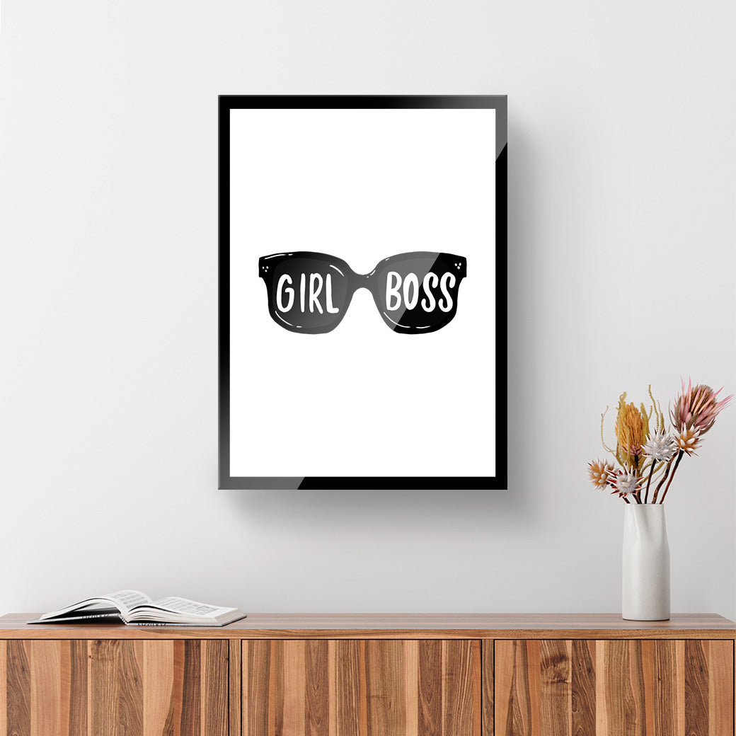 Cuadro de Girl Boss Glasses