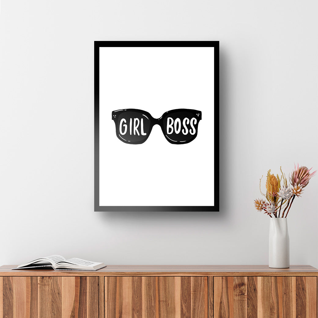 Cuadro de Girl Boss Glasses