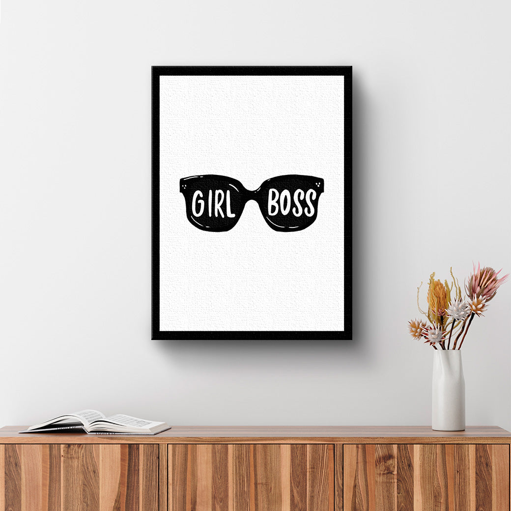 Cuadro de Girl Boss Glasses