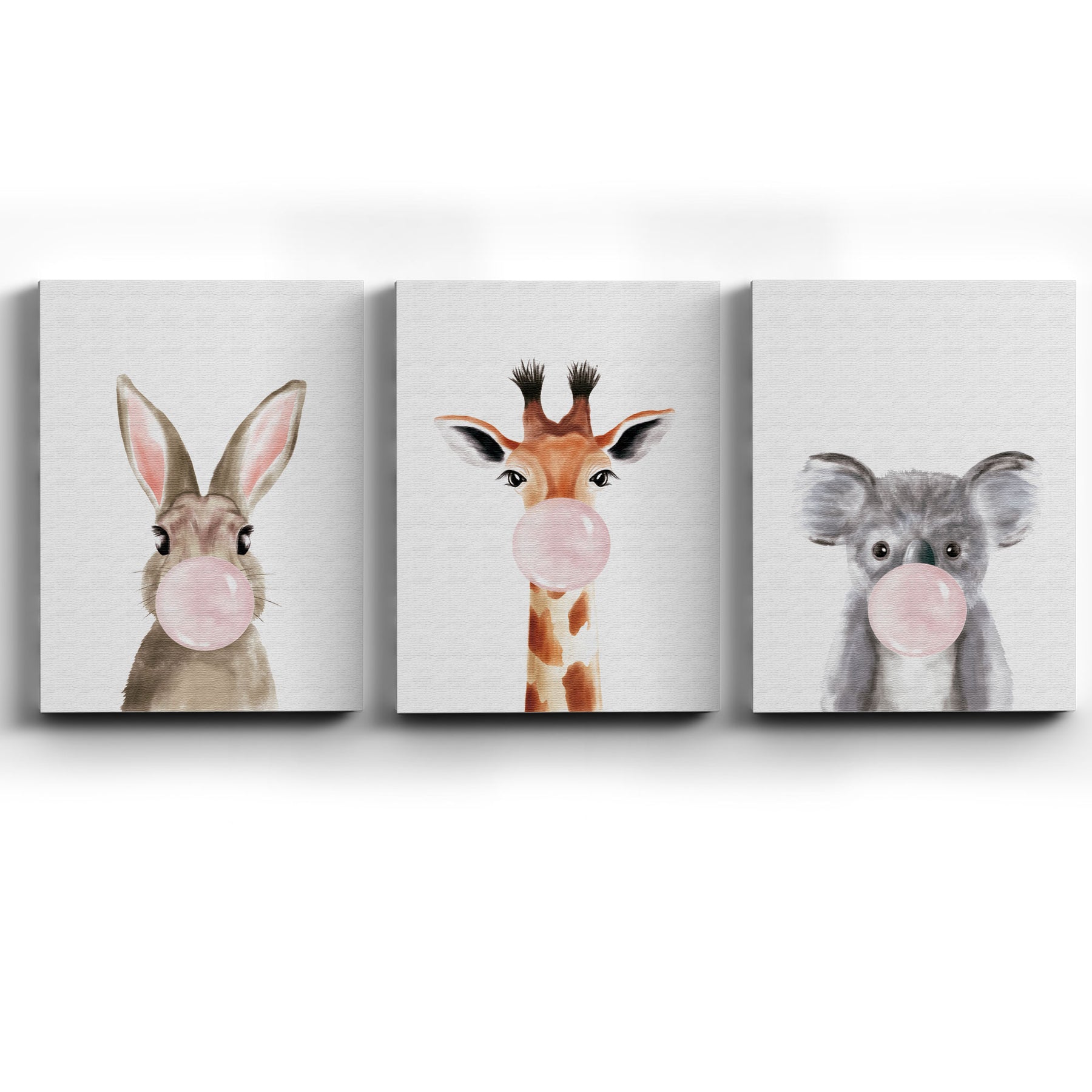 Collage de Cuadros Pink Bubble Gum