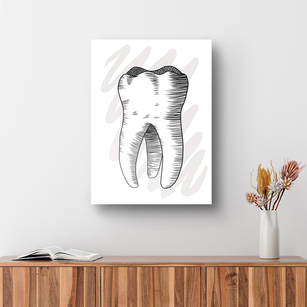Cuadro de Tooth illustration