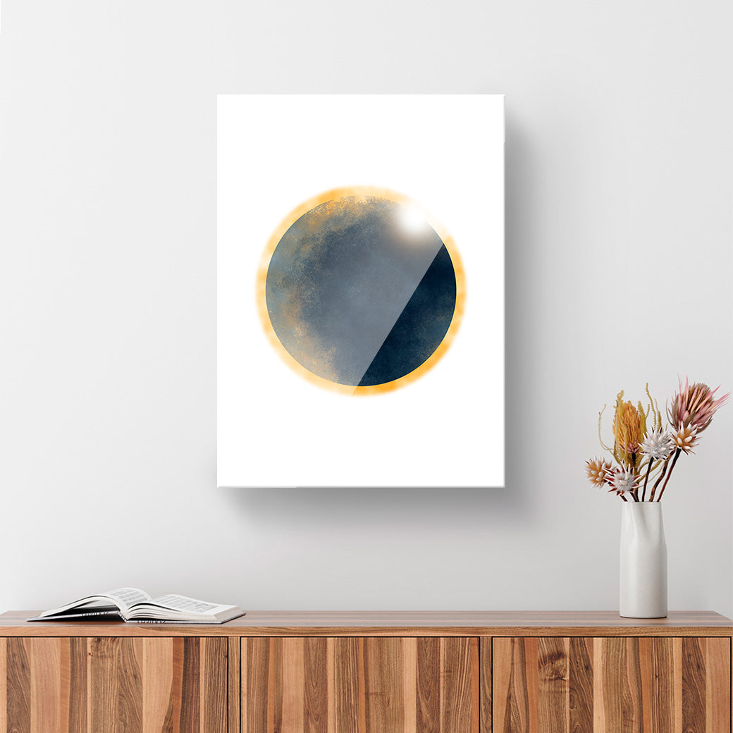 Cuadro de Eclipse en acuarela