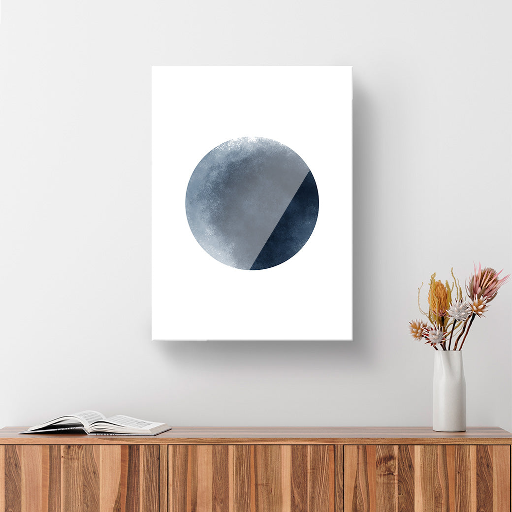 Cuadro de Luna en acuarela