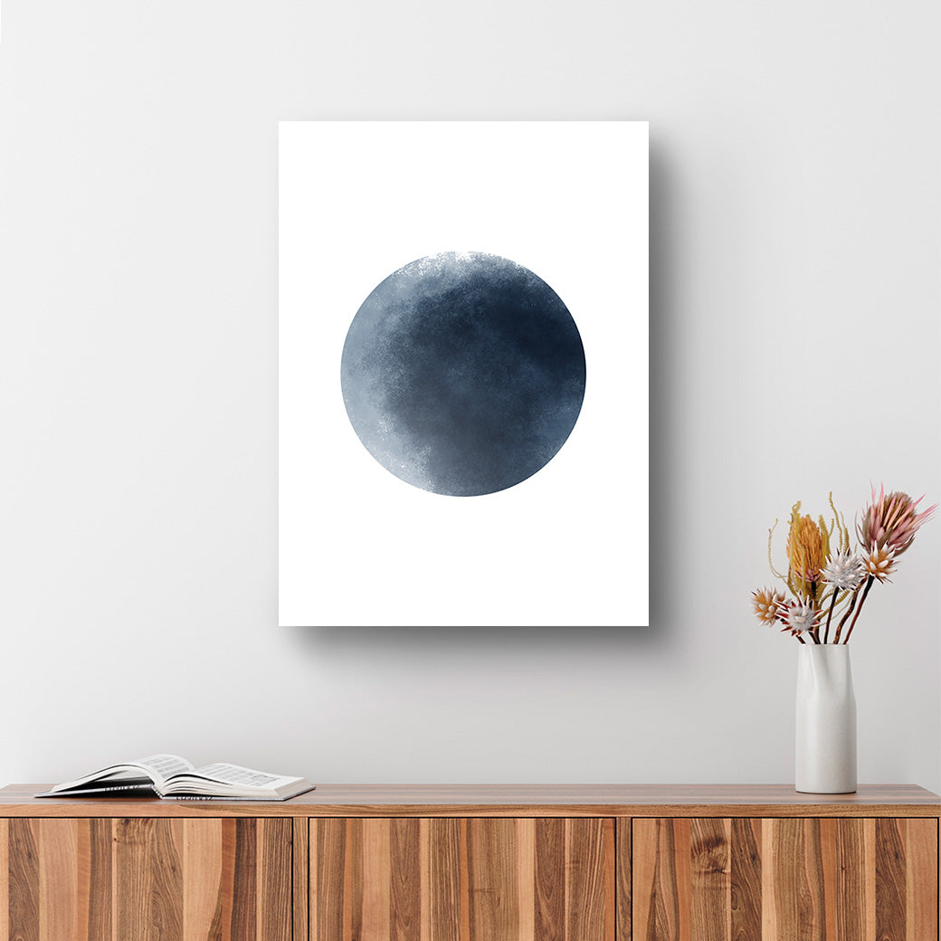 Cuadro de Luna en acuarela