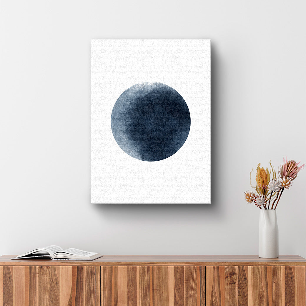 Cuadro de Luna en acuarela