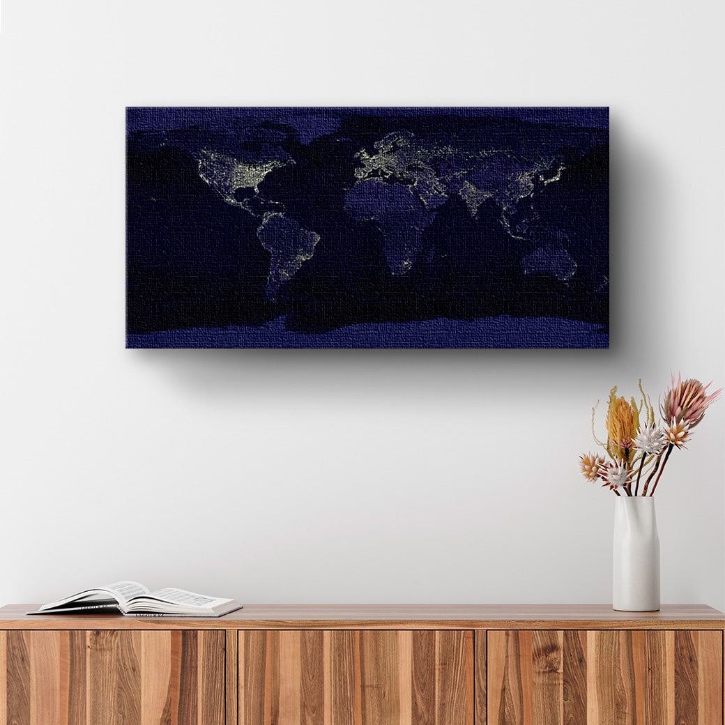 Cuadro canvas Mapa de luz - balcru #Tipo_Canvas