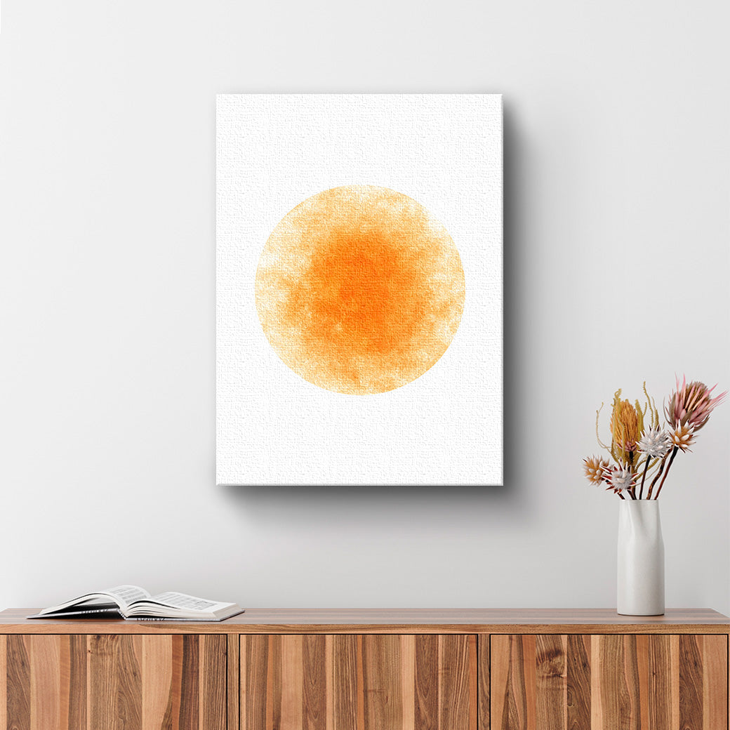 Cuadro de Sol en acuarela