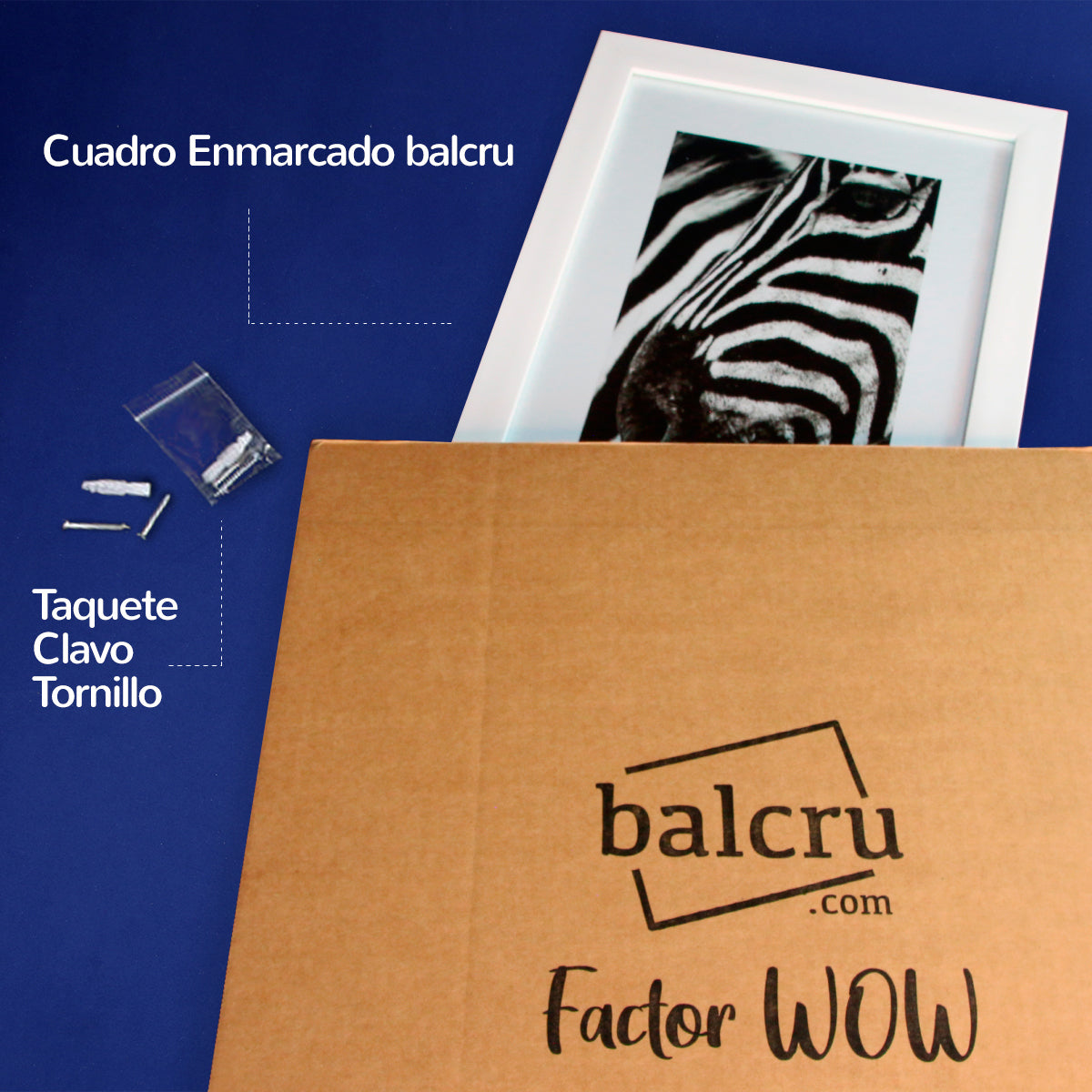 Cuadro Enmarcado Personalizable (Horizontal)