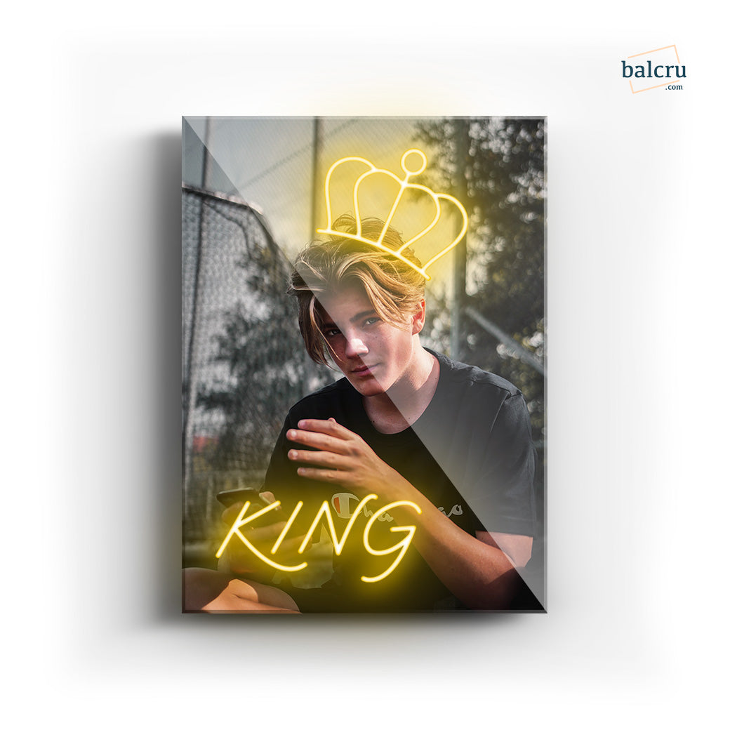 Cuadro Neón Corona Personalizable