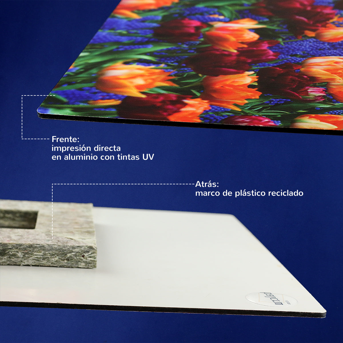 Cuadro Aluminio Personalizable (Horizontal)