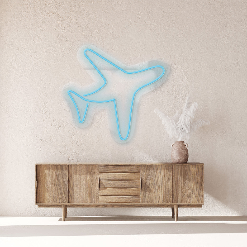 Avión Neón - balcru #color_azul claro