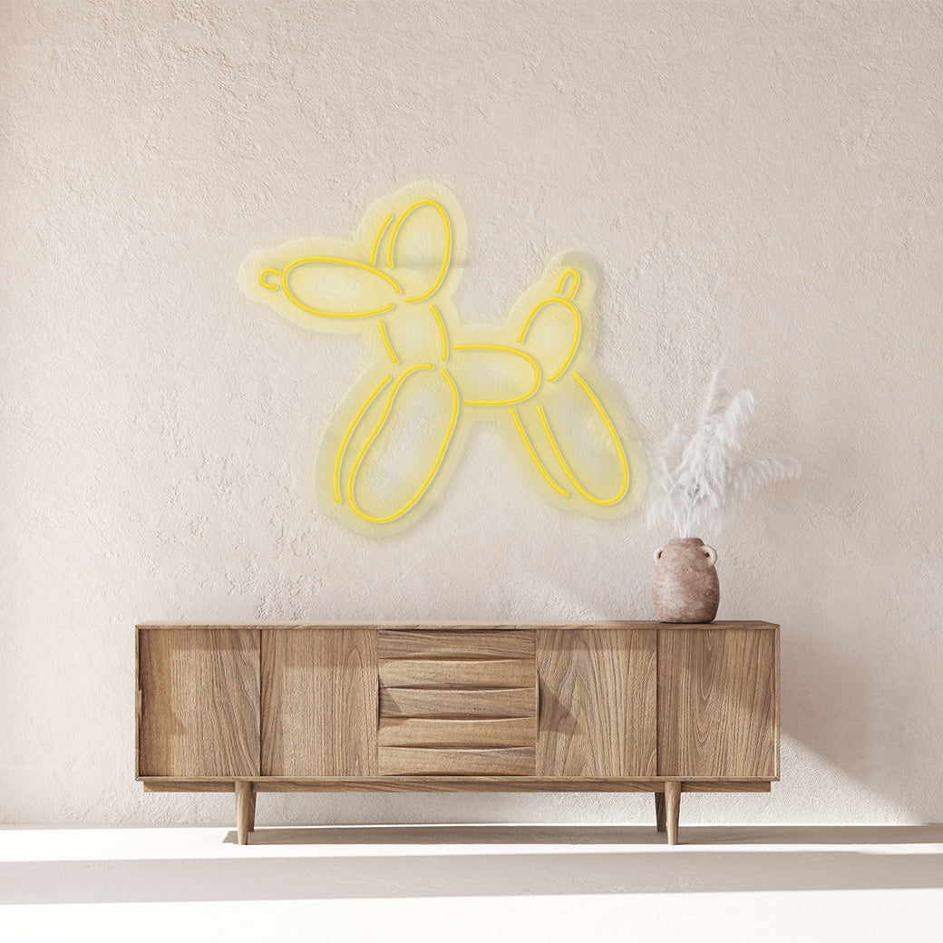 Globo de perrito Neón - balcru #color_amarillo