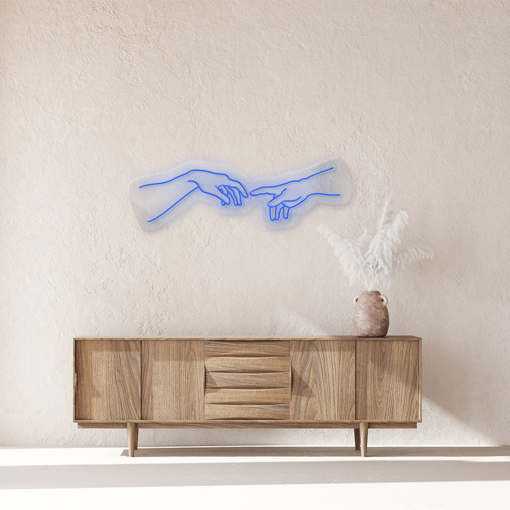 La creación Neón - balcru #color_azul fuerte