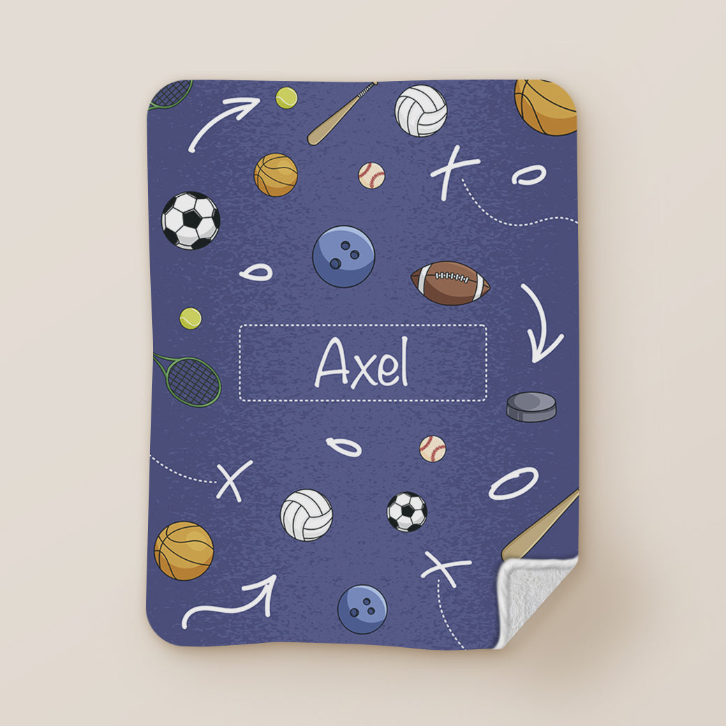 Cobija frazada personalizable deportes