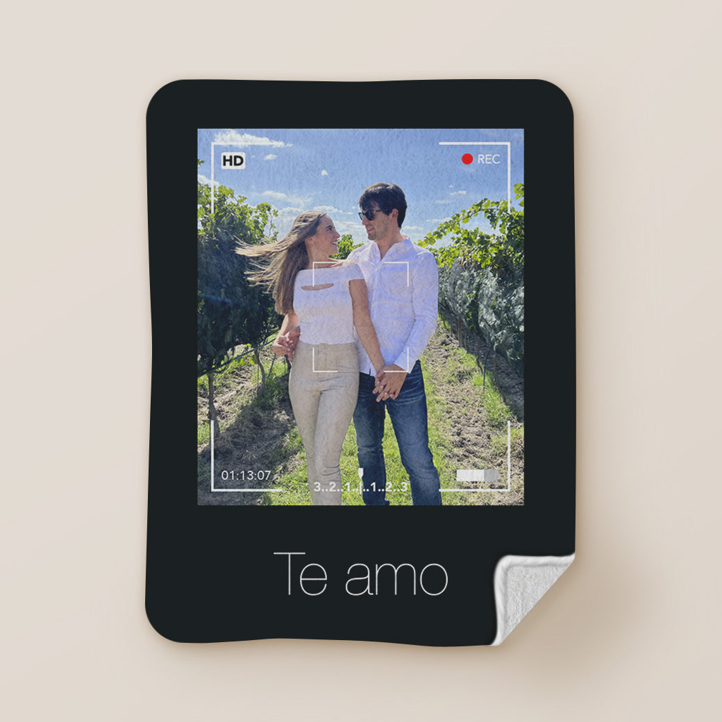 Cobija frazada personalizable shooting