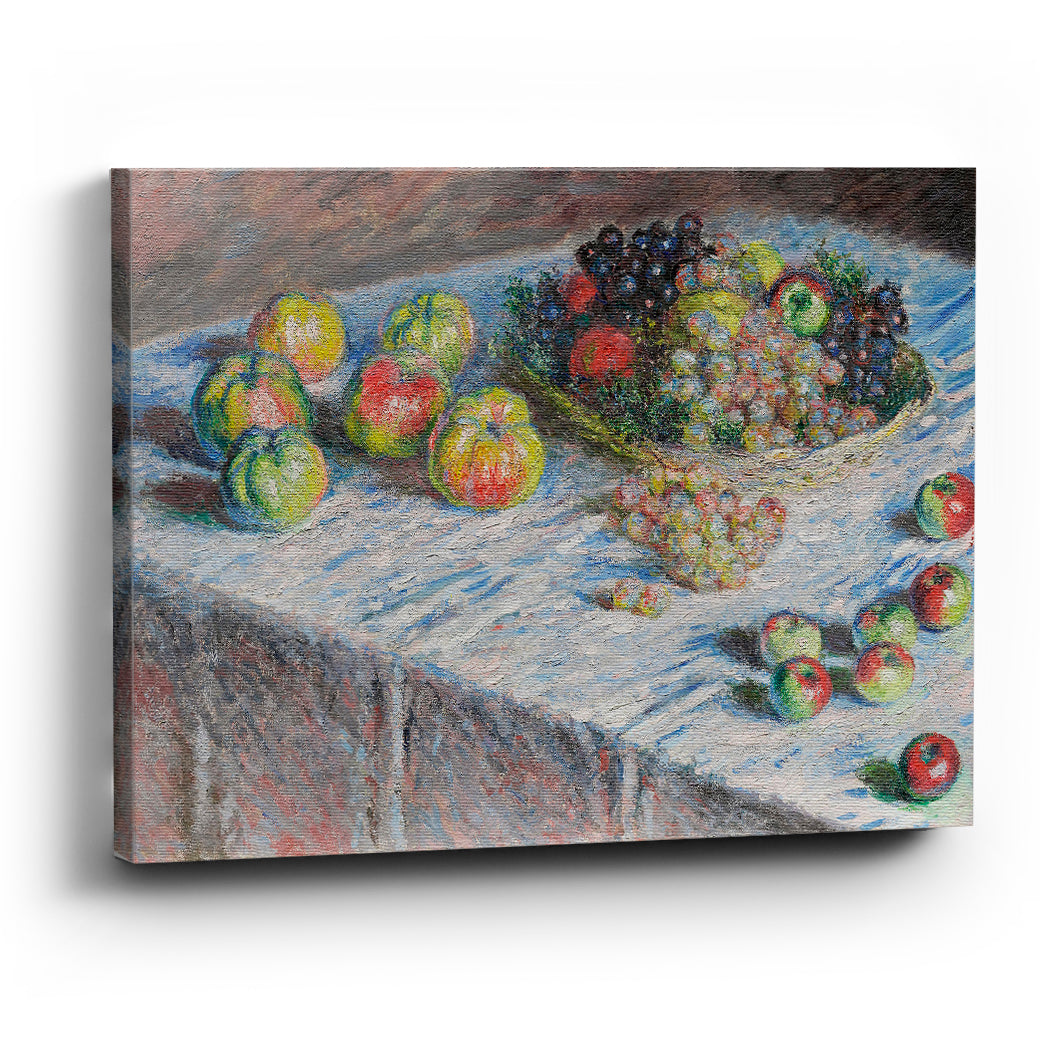 Cuadro canvas Manzanas y Uvas Claude Monet - balcru #Tipo_Canvas