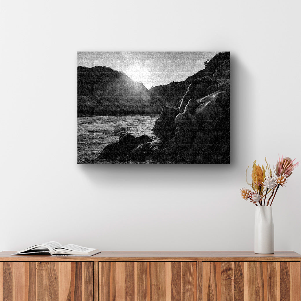 Cuadro decorativo Mar rocoso