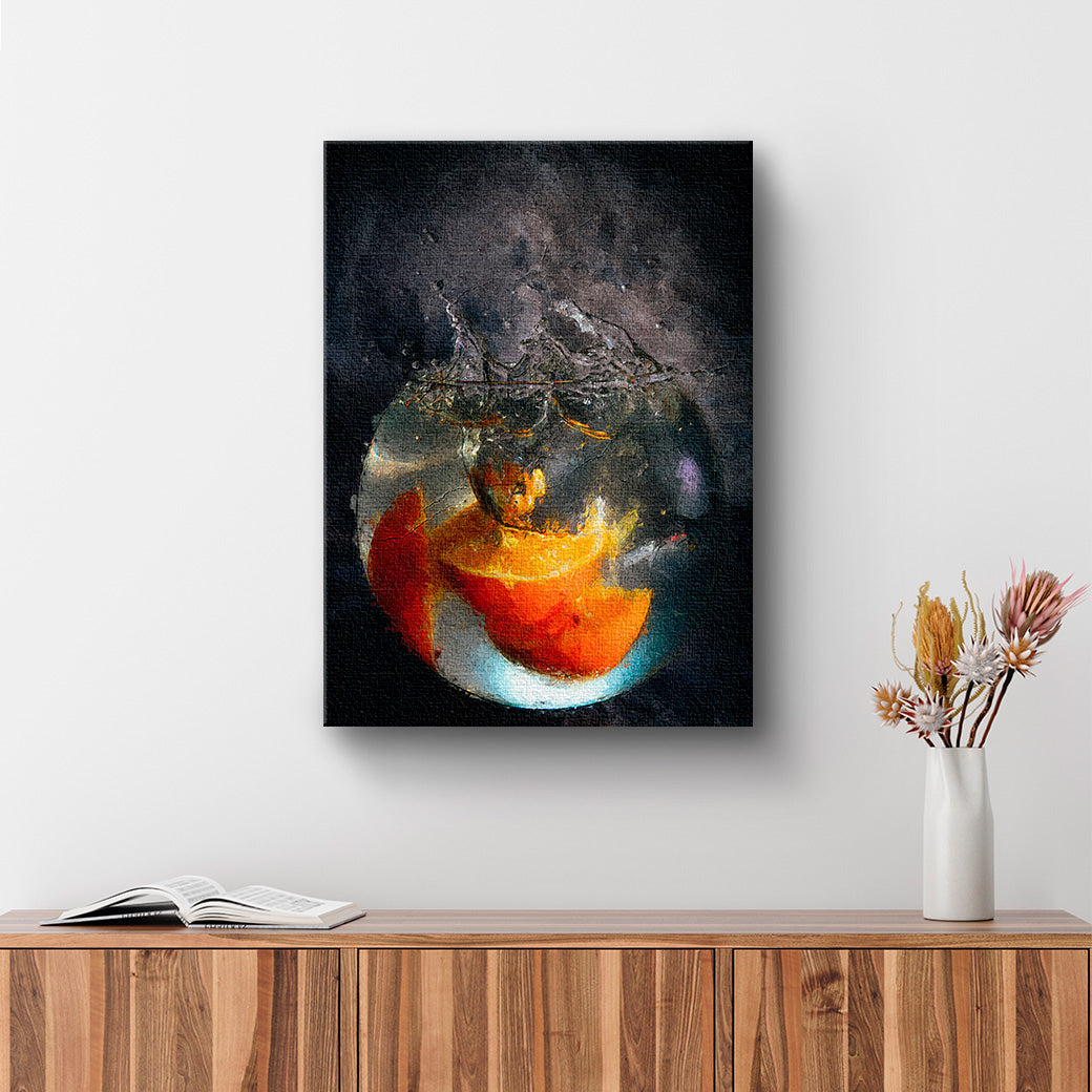 Cuadro de Bodegón de naranjas