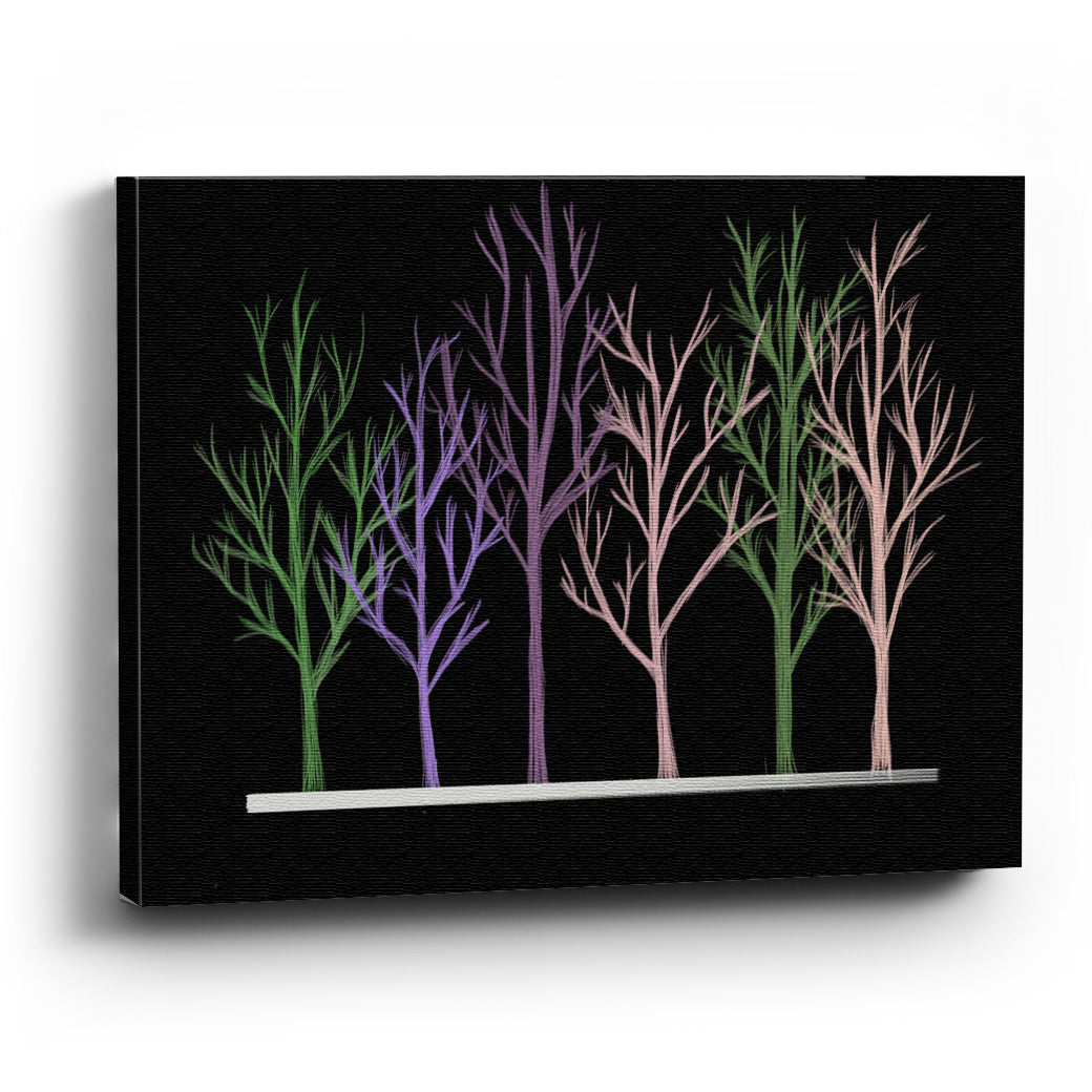 Cuadro con Bosque de colores