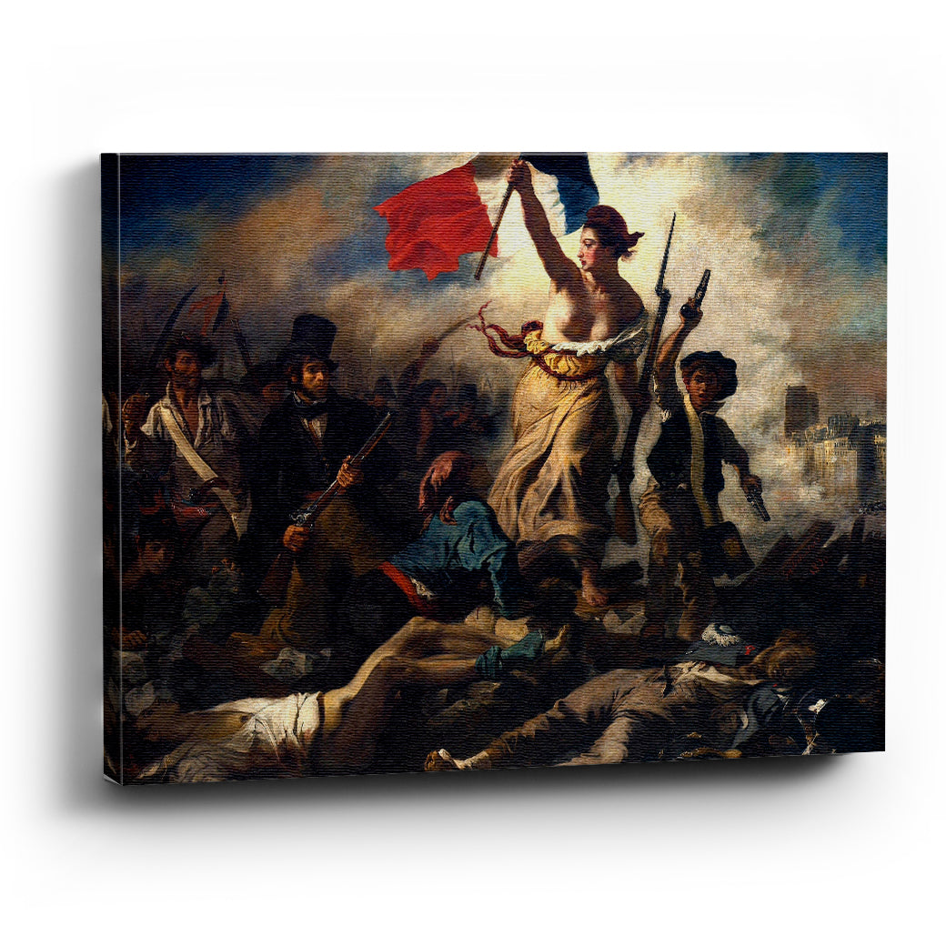 Cuadro canvas La Libertad guiando al pueblo Eugène Delacroix - balcru #Tipo_Canvas