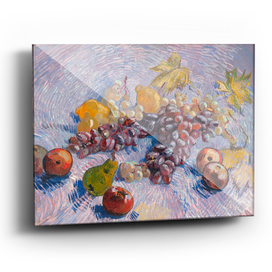 Cuadro acrílico Naturaleza muerta con uvas, manzanas, limones y pera Vincent Van Gogh - balcru #Tipo_Acrílico
