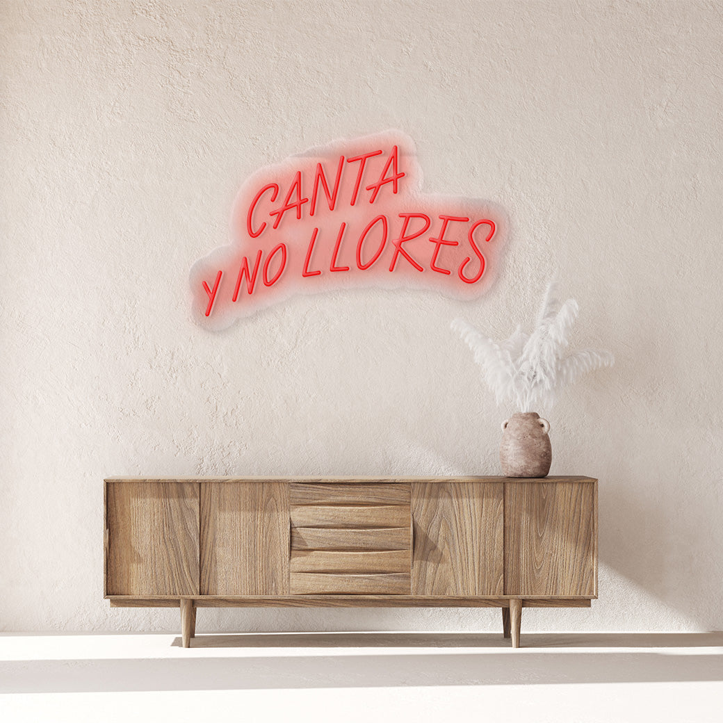 Canta y No Llores Neón - balcru #color_rojo