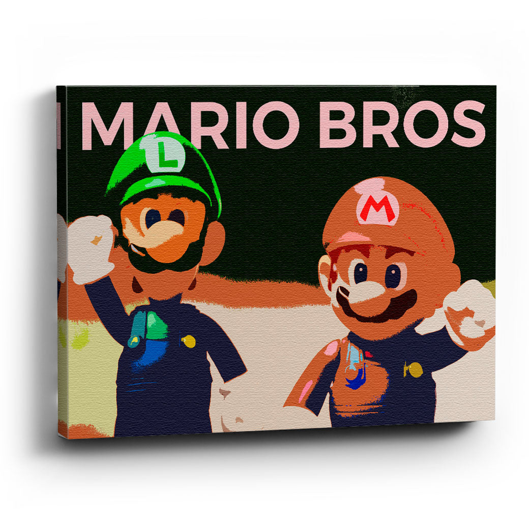 Cuadro Canvas Luigi y Mario - balcru #Tipo_Canvas