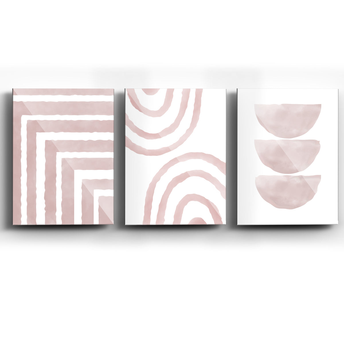 Cuadro acrílico Collage Abstracto rosa - balcru #Tipo_Acrílico